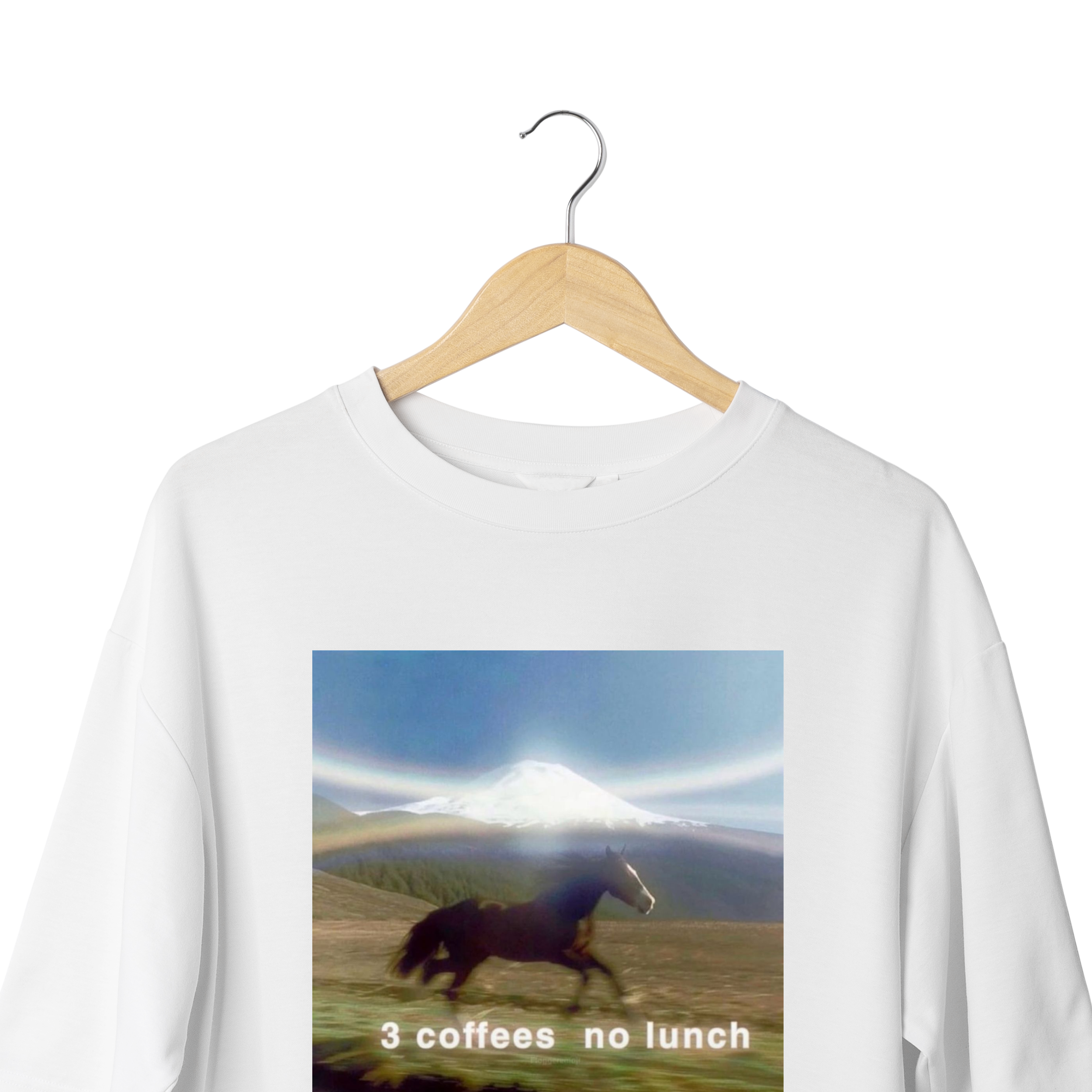 Polera 3 coffees no lunch