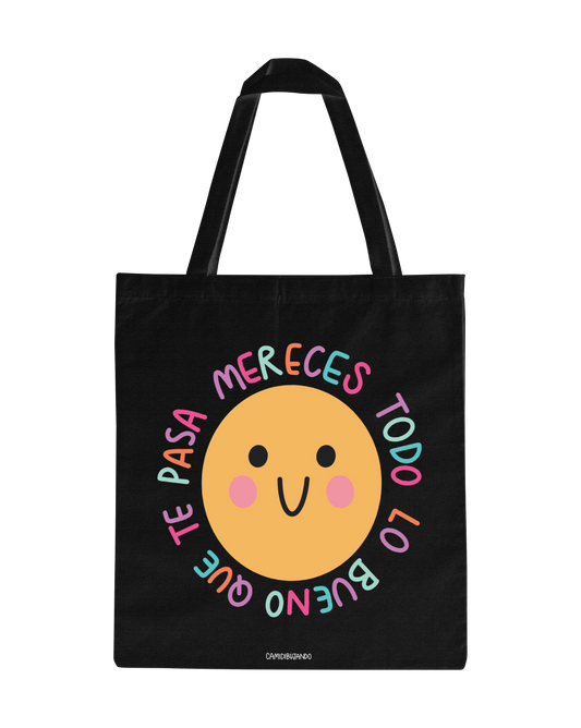 Totebag carita feliz