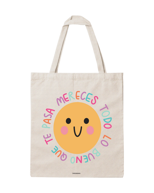 Totebag carita feliz