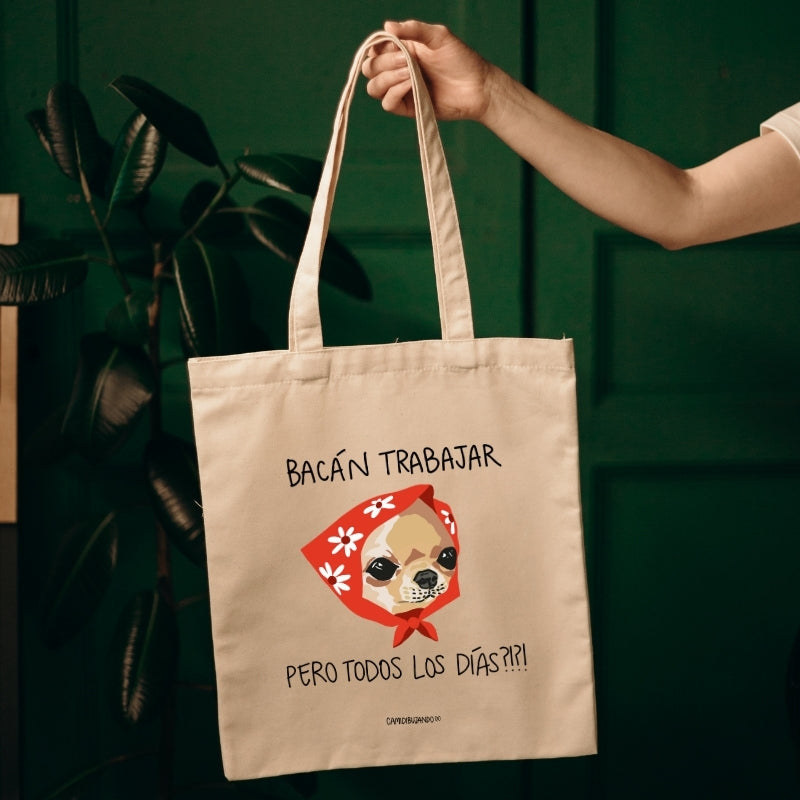 Totebag Perrito Cansado
