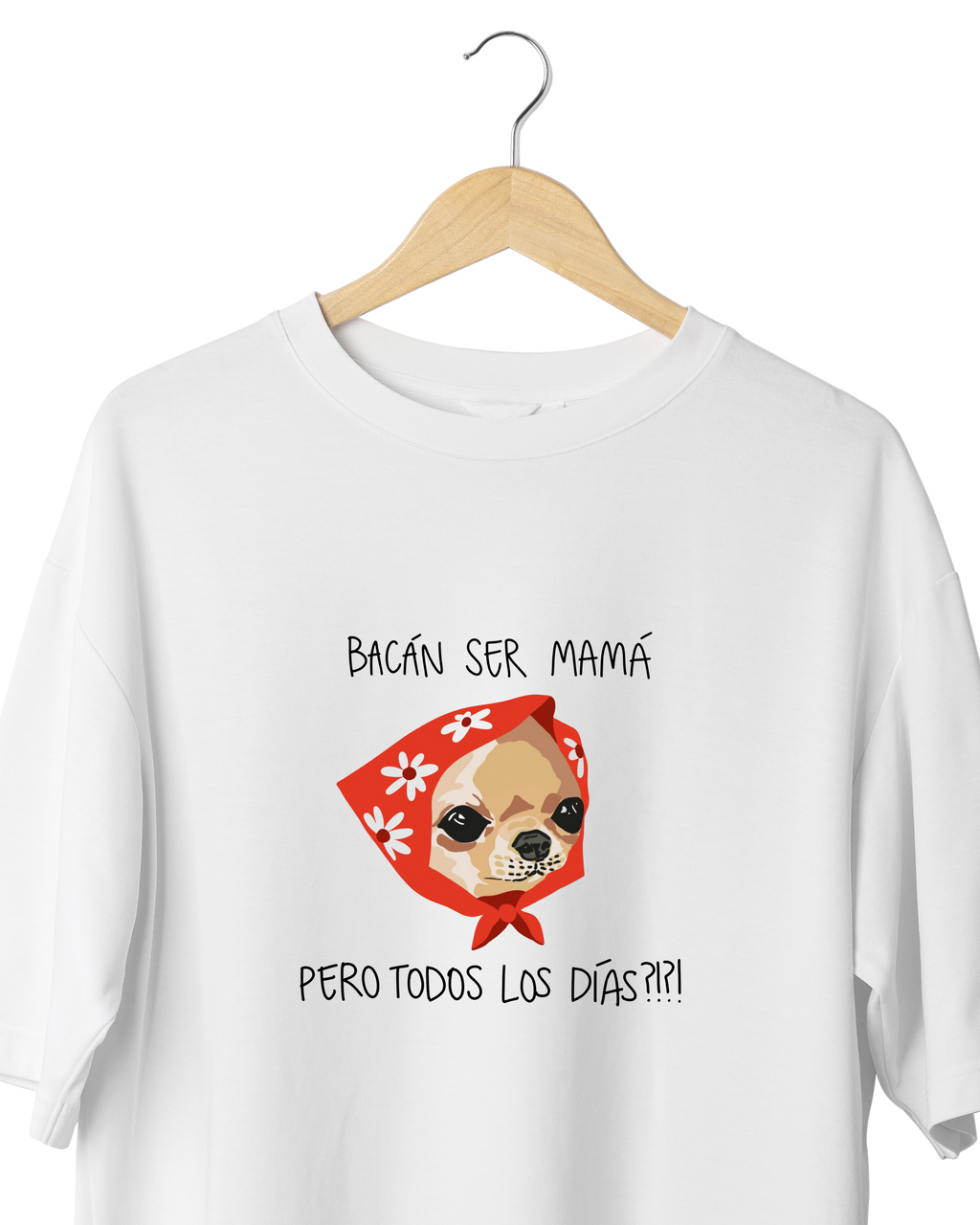 Polera Perrita Mamá Cansada