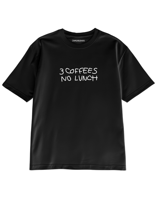 Polera 3 coffees no lunch