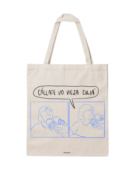 Totebag cállate vo