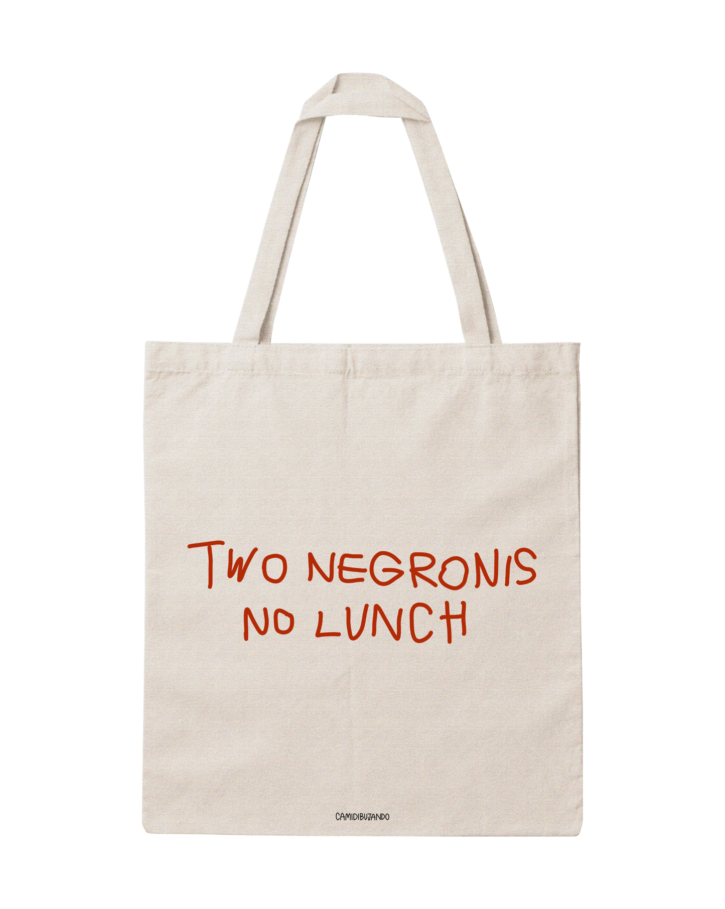 Totebag two negronis no lunch