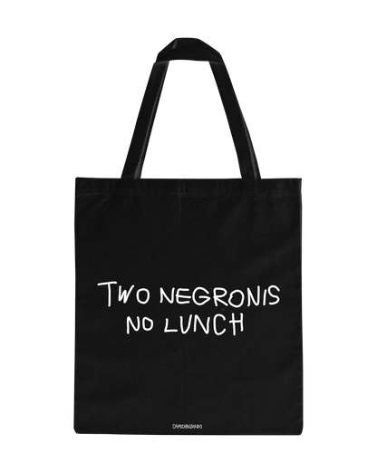 Totebag two negronis no lunch