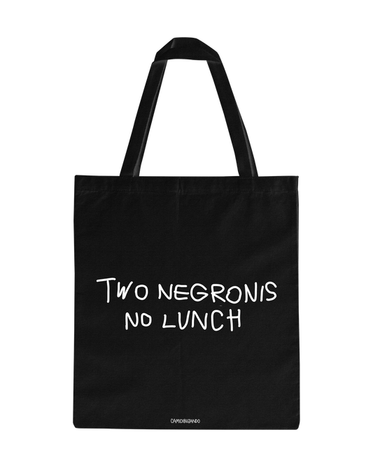Totebag two negronis no lunch