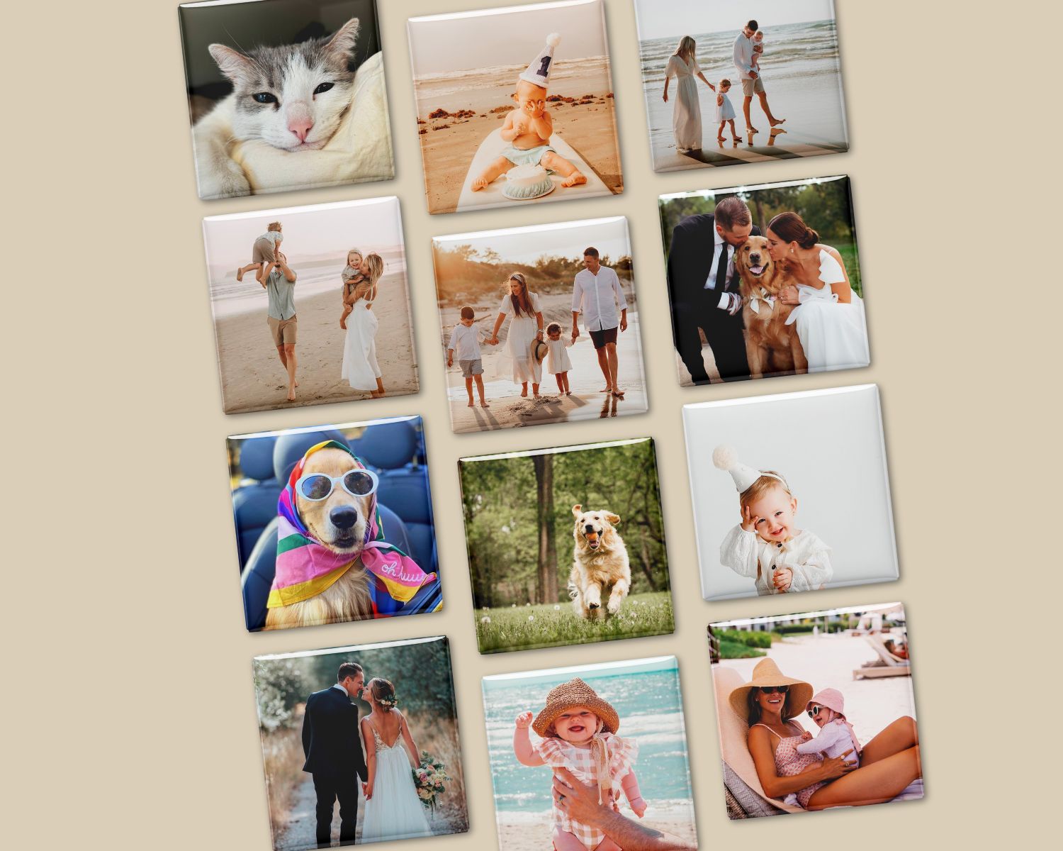 Magnetos con tus fotos